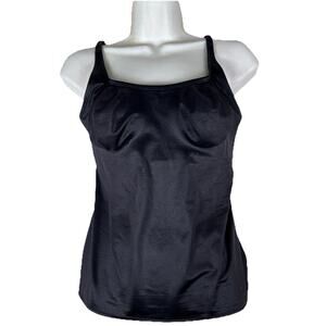 Ruby Ribbon Women's Black Bra Camisole Tank Top Size 38 Shapewear